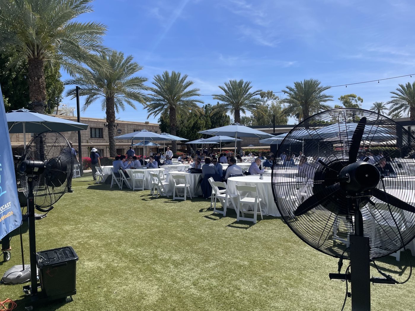 Corporate lawn event