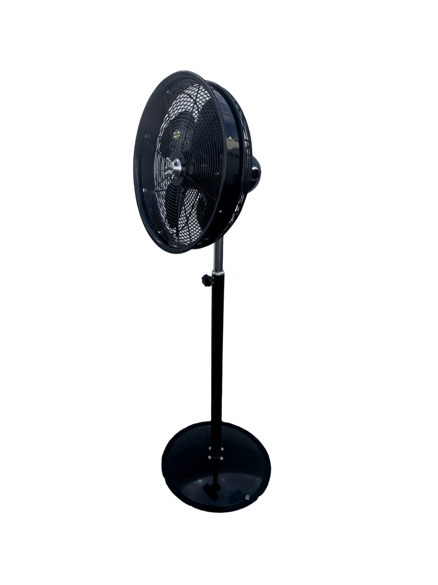 Pedestal misting fan